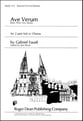 Ave Verum Two-Part choral sheet music cover